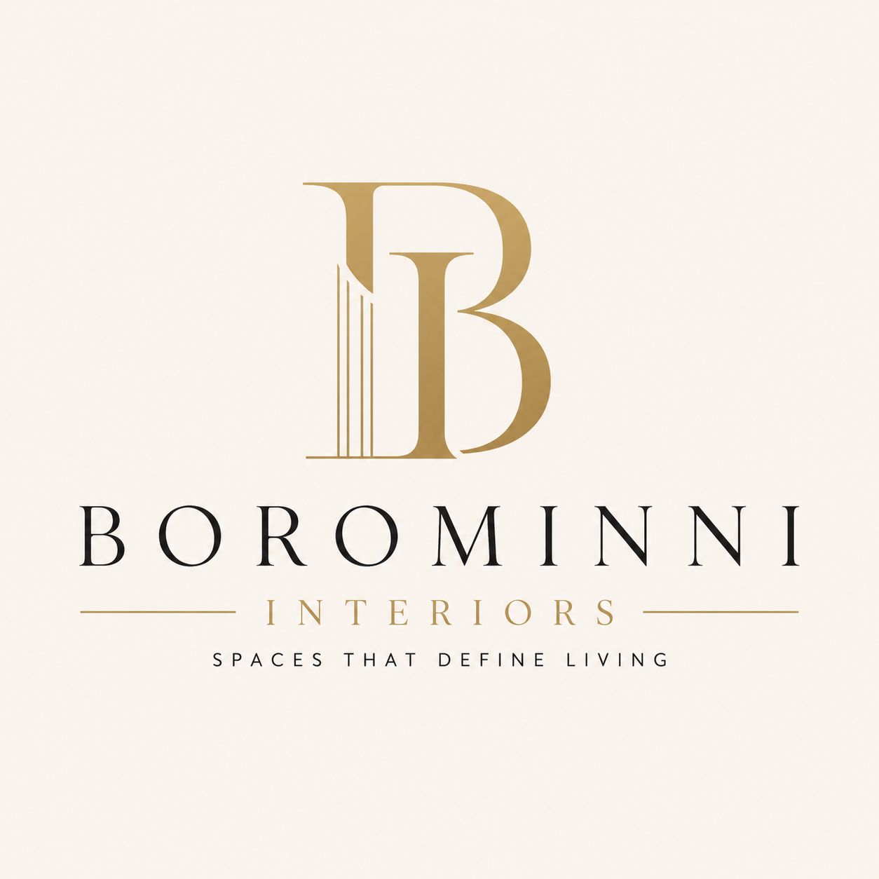 Borominni Interiors visual identity