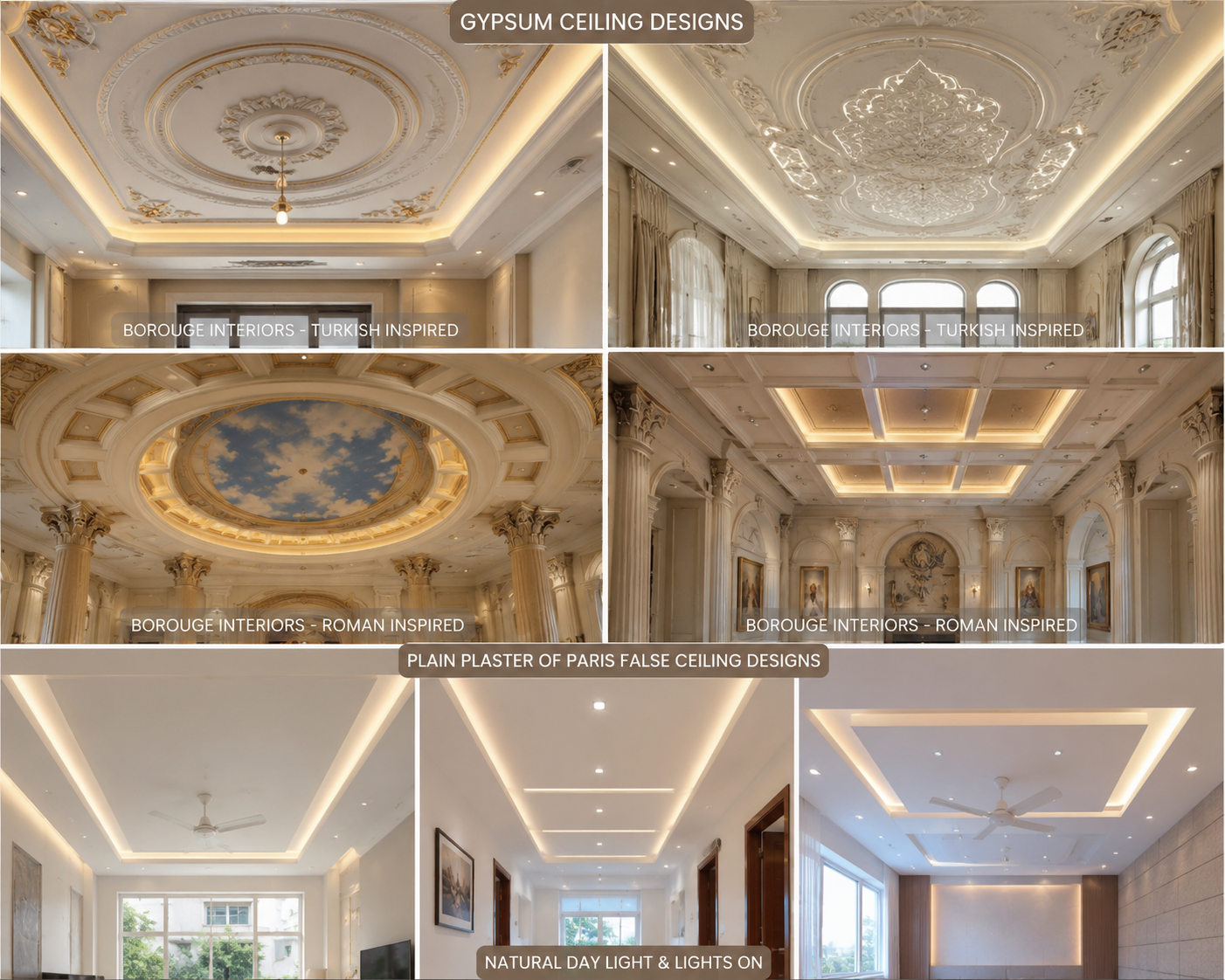 Elegant interior finishing concept